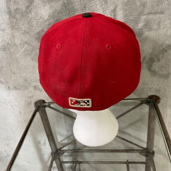 VTG. New Era Carolina Mudcats Fitted 7 1/4 Hat Cap Pro Model MiLB USA signed #35 - Picture 5 of 15